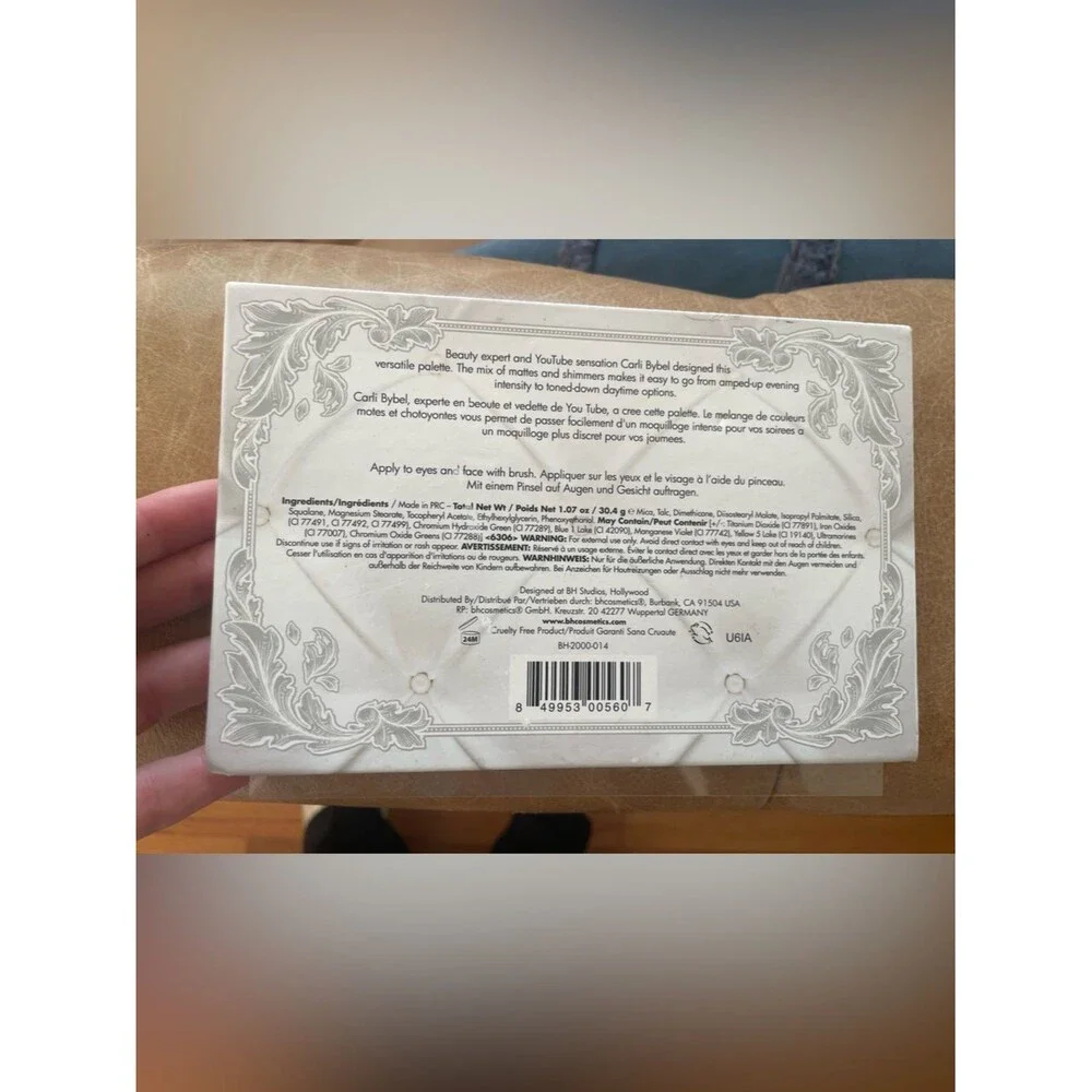 BH Cosmetics Carli Bybel 10 Eyeshadow 4 Highlighter Palette Makeup